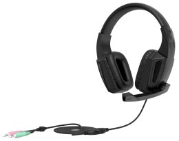 XO słuchawki przewodowe GE-01 jack 3,5mm nauszne czarne