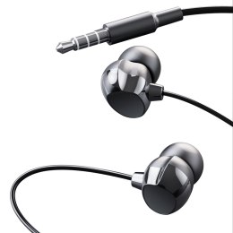 XO Słuchawki przewodowe EP53 jack 3,5mm douszne czarne