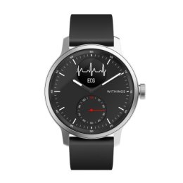 Withings Scanwatch - zegarek z funkcją EKG, pomiarem pulsu i SPO2 oraz mierzeniem aktywności fizycznej i snu (42mm, black)