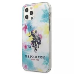 Etui na telefon US Polo USHCP12LPCUSML do Apple iPhone 12 Pro Max multicolor Tie & Dye Collection