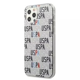 Etui na telefon US Polo USHCP12LPCUSPA6 do Apple iPhone 12 Pro Max biały/white Logo Mania Collection