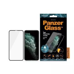 Szkło PanzerGlass E2E Super+ do iPhone XS Max /11 Pro Max Case Friendly AntiBacterial czarny/black