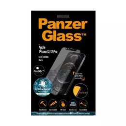PanzerGlass E2E Microfracture pro iPhone 12/ 12 Pro CamSlider Case Friendly Antibakteriální černá/černá