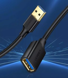 UGREEN kabel prodlužovací kabel USB 3.0 (samice) - USB 3.0 (samec) adaptér 1,5 m černý (US129 30126)