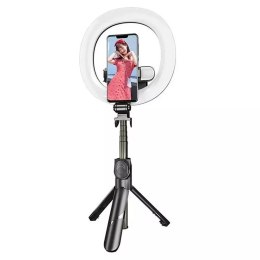 Selfie tyč/stativ Puluz s duálním LED osvětlením