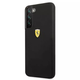 Pevné pouzdro Ferrari Hardcase pro Samsung Galaxy S22 černo/černé pevné pouzdro On Track silikon