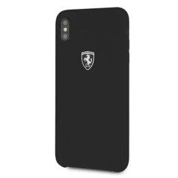 Pevné pouzdro Ferrari iPhone Xs Max černé/černé silikonové Off track