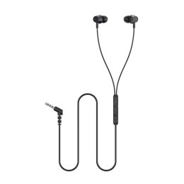 Kabelová sluchátka do uší Lenovo QF320 (černá)