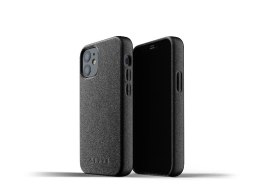 [NZ] Mujjo Full Leather Case - etui skórzane do iPhone 12 mini (czarne)