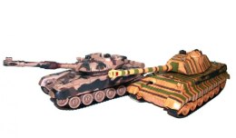 Zestaw wzajemnie walczących czołgów Russian T90 v2 i German King Tiger v2 2.4GHz 1:28 RTR