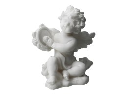 Aniołek grający na tamburynie - alabaster grecki