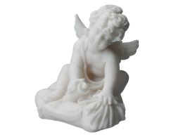 Aniołek na chmurce - alabaster grecki