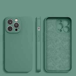 Etui na telefon Silicone Case do Samsung Galaxy A14/A14 5G silikonowy pokrowiec zielone