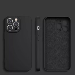 Etui na telefon Silicone case do Samsung Galaxy A14/A14 5G silikonowy pokrowiec czarne