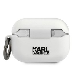 Karl Lagerfeld etui do Airpods Pro KLACAPSILGLWH białe Silicone Iconic