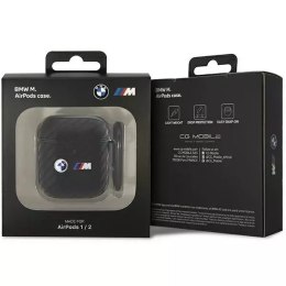 BMW BMA2WMPUCA2 pouzdro pro AirPods 1/2 kryt černá/černá Carbon Double Metal Logo