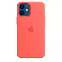 Originální ochranné pouzdro Apple MHKP3ZM/A pro Apple iPhone 12 Mini MagSafe růžové citrusové/růžové citrusové silikonové pouzdr