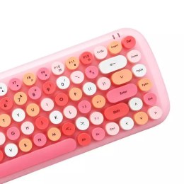 Sada bezdrátové klávesnice MOFII Candy 2,4G (růžová)