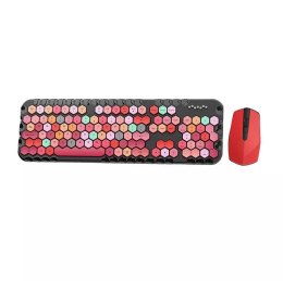 Sada bezdrátové klávesnice MOFII Honey Plus 2.4 (černá a červená)