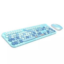Sada bezdrátové klávesnice MOFII Honey Plus 2,4G (modrá)