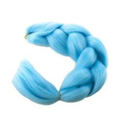 Włosy syntetyczne warkoczyki - niebieskie