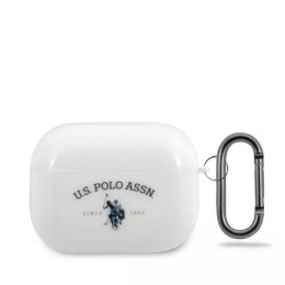 Ochranné pouzdro na sluchátka US Polo Shiny pro Apple AirPods Pro bílé