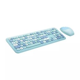 Sada bezdrátové klávesnice MOFII 666 2,4G (modrá)