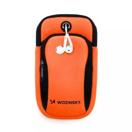 Wozinsky opaska na telefon do biegania armband pomarańczowa (WABOR1)