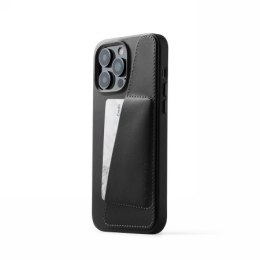 Mujjo Full Leather Wallet Case - etui skórzane do iPhone 14 Pro Max (black)