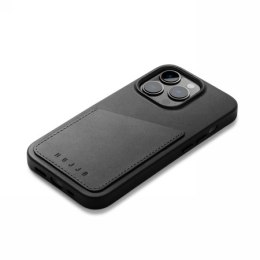 Mujjo Full Leather Wallet Case - etui skórzane do iPhone 14 Pro (black)