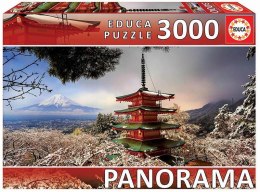 Puzzle 3000 elementów Góra Fuji, Pagoda Chureito Japonia