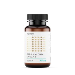 Aifory Kapsułki CBD 600 mg OMEGA-3 60 szt.