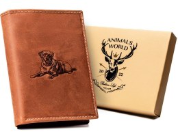 Duży, pionowy portfel męski ze skóry naturalnej — Always Wild