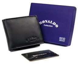 Mały portfel męski ze skóry naturalnej — Ronaldo