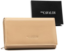 Skórzany portfel damski z systemem RFID — 4U Cavaldi