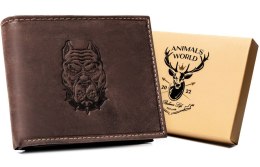 Duży, skórzany portfel męski — Always Wild