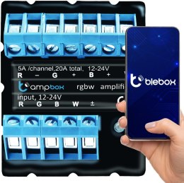 BLEBOX ampbox - CZTEROKANAŁOWY WZMACNIACZ LED