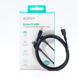 Aukey Kabel USB-C - USB-C, PD 60W, 1 m