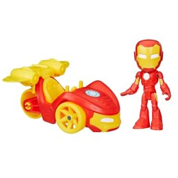Figurka z pojazdem Marvel Spidey i super-kumple, Iron Racer