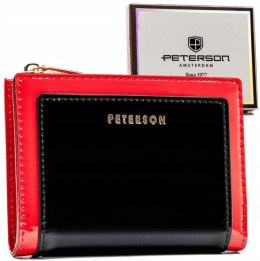 Mały portfel-portmonetka damska ze skóry ekologicznej — Peterson