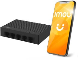 Switch Imou 5-portowy SF105C plastikowa obudowa 100Mbps