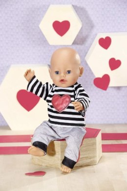 Ubranko Strój sportowy w paski Dolly Moda dla lalki Baby Born
