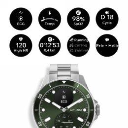 Withings Scanwatch Nova - zegarek z funkcją EKG, pomiarem pulsu, SPO2 i temperatury oraz mierzeniem aktywności fizycznej i snu (
