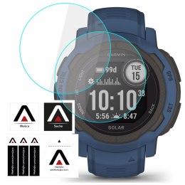 2x Szkło Hartowane do Garmin Instinct 2 / Tactical ochronne na smartwatch Alogy Screen Protector Watch+