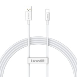 Baseus kabel Superior USB - USB-C 1,5m biały 100W