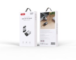 XO adapter GB015 mini Displayport - HDMI 4K szary