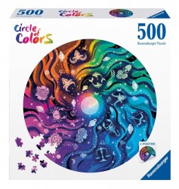 Puzzle 500 elementów Paleta kolorów Astronomia