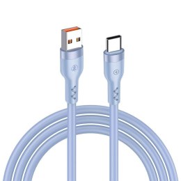 KABEL T-PHOX BOLD USB/USB-C 3A SKY BLUE (120W FOR XIAOMI)
