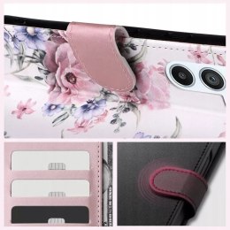 Etui portfel Wallet do Samsung Galaxy M15 5G Blossom Flower