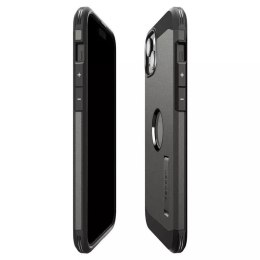 Etui Spigen Tough Armor MagSafe z podstawką na iPhone 15 Plus - metaliczny szary